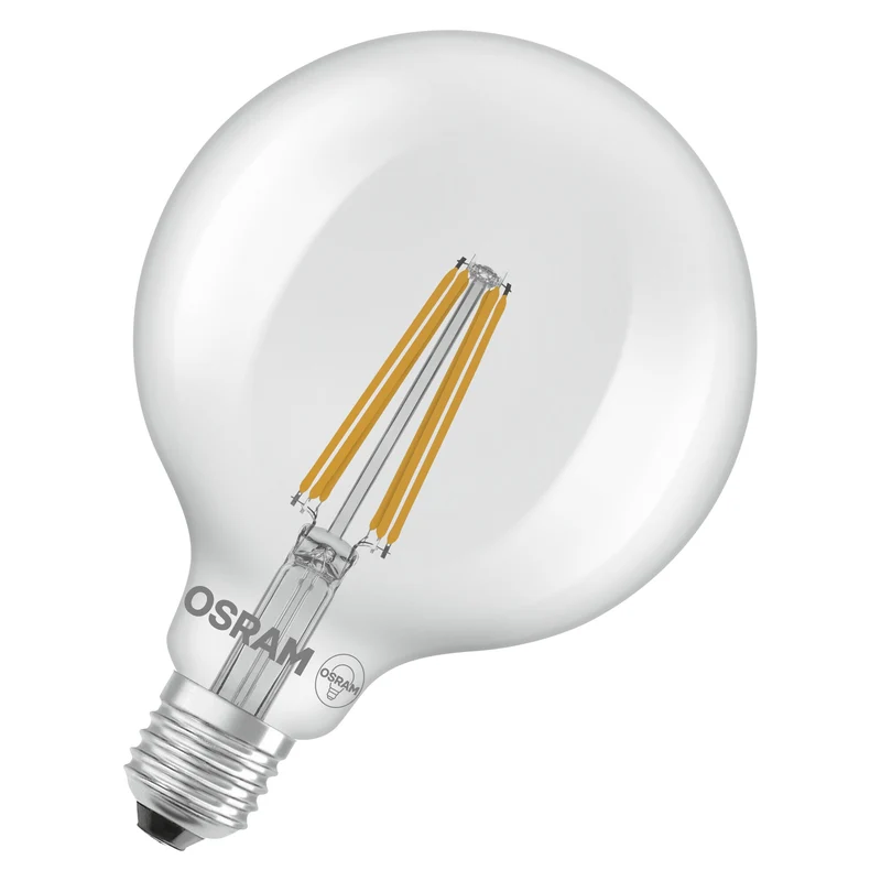 Lampadina a candela LED OSRAM con filamento EEK A, 7.2W, 2700K, E27, bianco caldo
