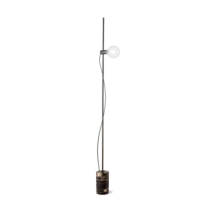 EVA - Lampadaire en acier laqué époxy, style Art déco