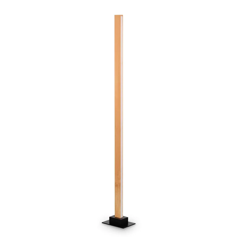 CRAFT - Lampadaire LED en bois de pin, style contemporain