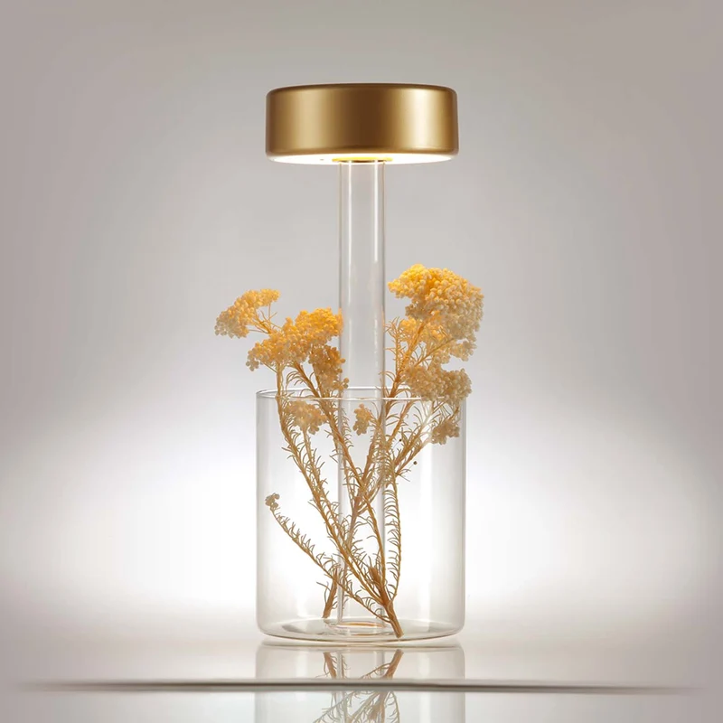 AI - Lampe portative rechargeable, pot de fleur intégré