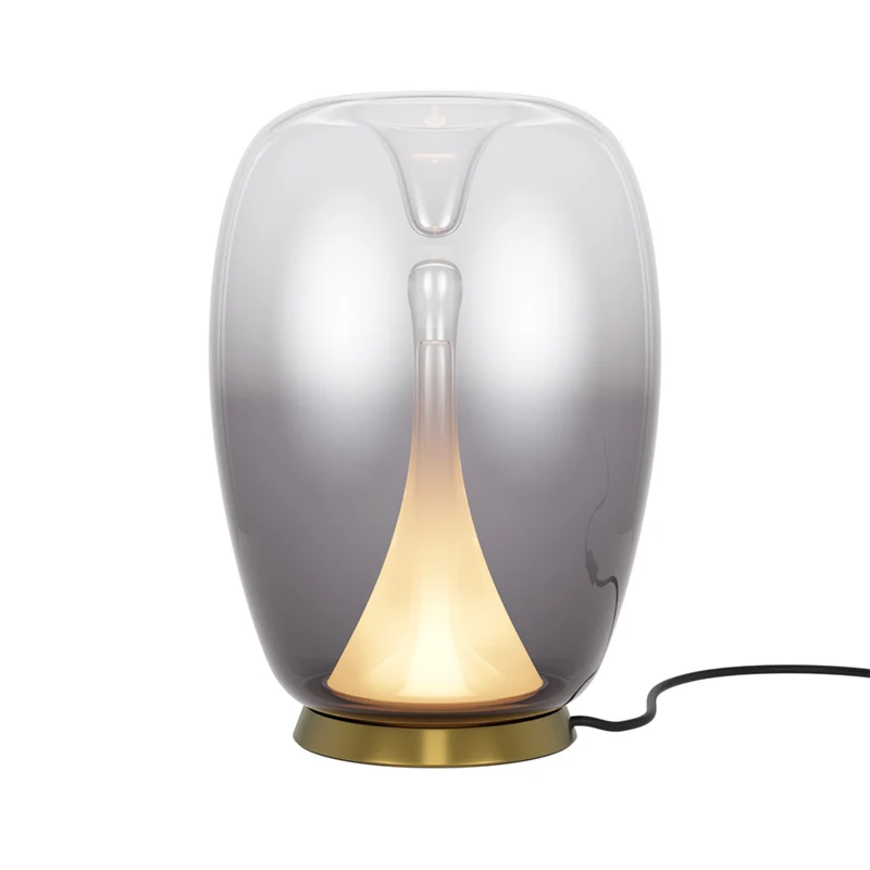 Splash - Lampe à poser à globe lumineux en verre, style contemporain