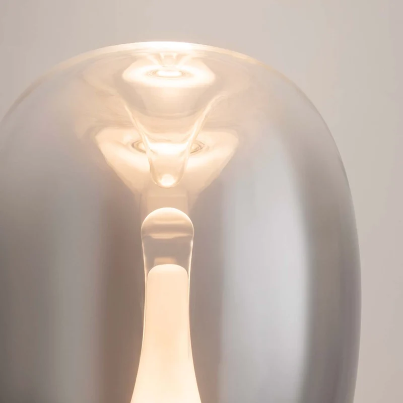 Splash - Lampe à poser à globe lumineux en verre, style contemporain