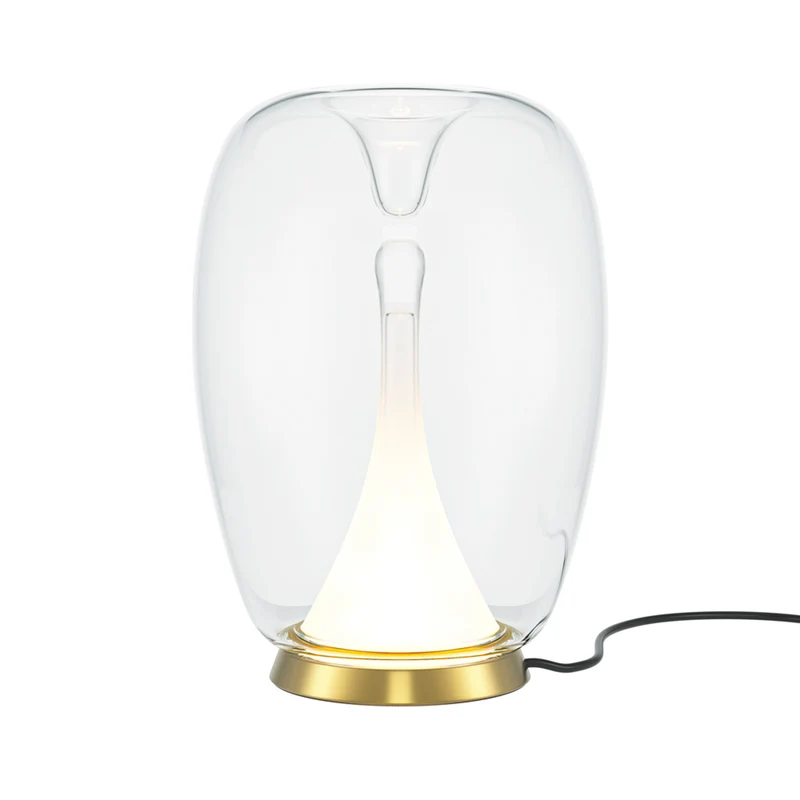 Splash - Lampe à poser à globe lumineux en verre, style contemporain