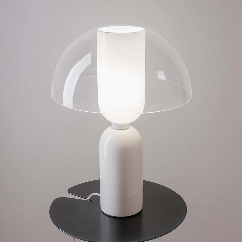 Memory - Lampe à poser de chevet sculpturale en céramique, style contemporain