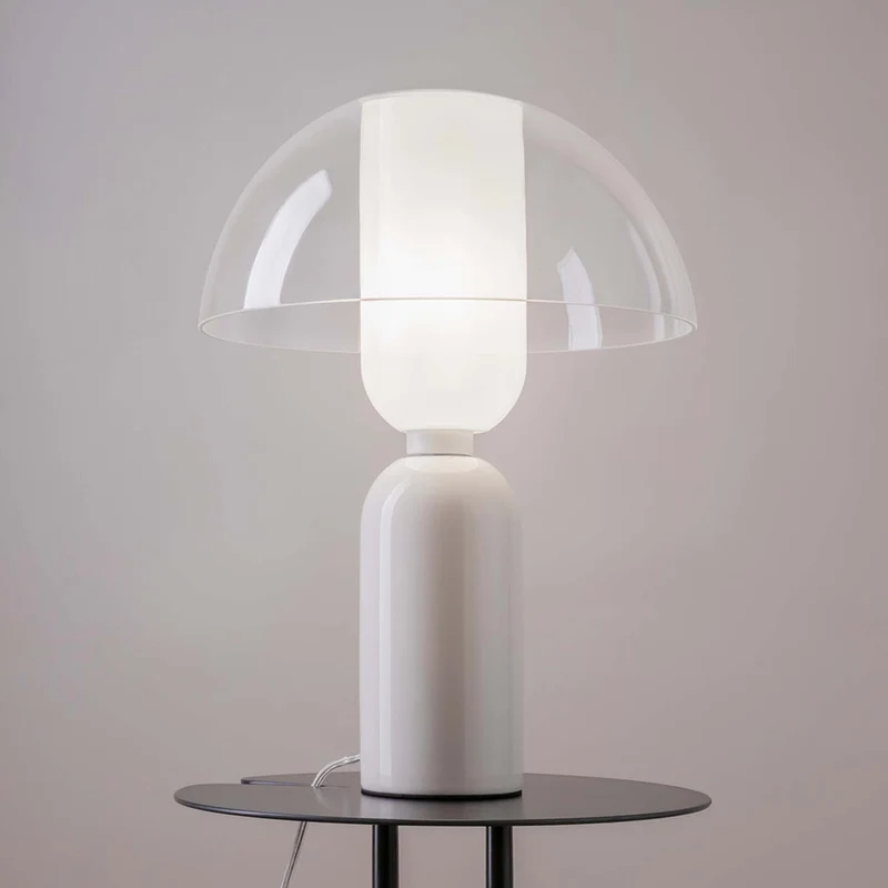 Memory - Lampe à poser de chevet sculpturale en céramique, style contemporain