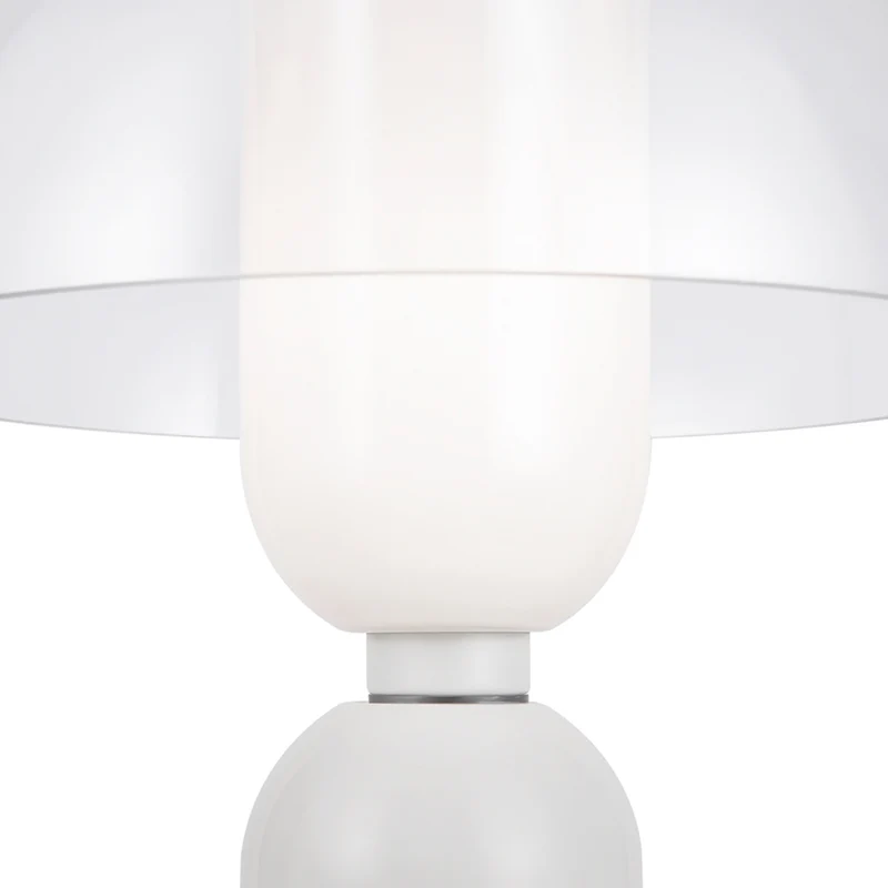 Memory - Lampe à poser de chevet sculpturale en céramique, style contemporain