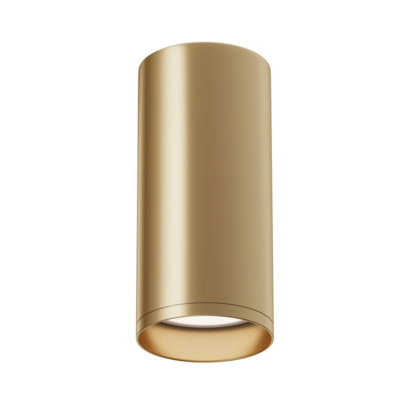 Focus - Spot cylindrique en acier, style contemporain