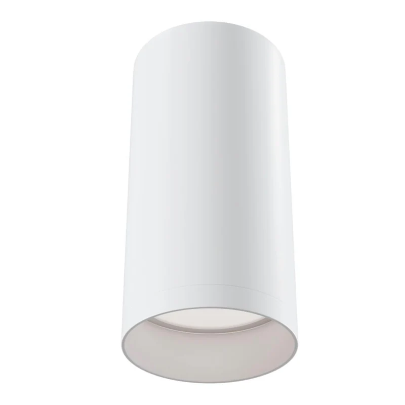 Focus - Spot cylindrique en acier, style contemporain
