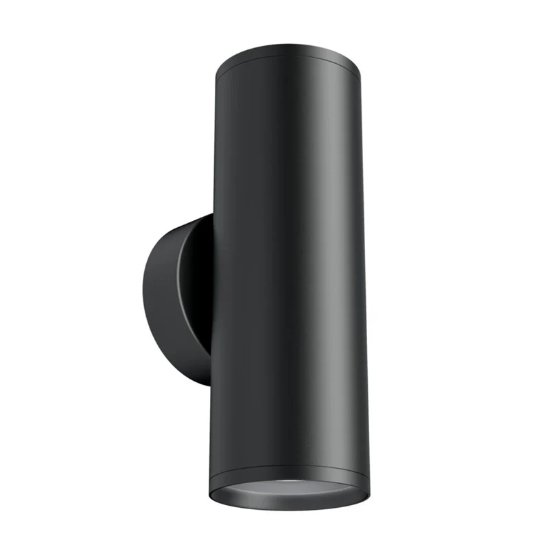 Focus S - Applique murale cylindrique en acier, style Art déco