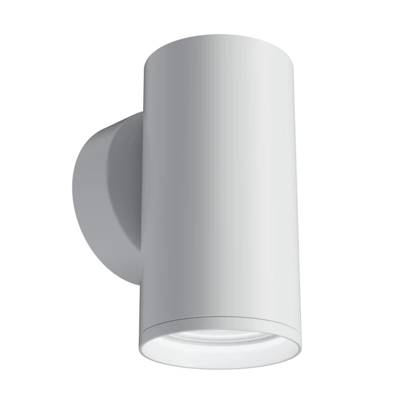 Focus S - Applique murale cylindrique en acier, style Art déco