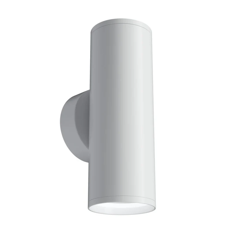 Focus S - Applique murale cylindrique en acier, style Art déco