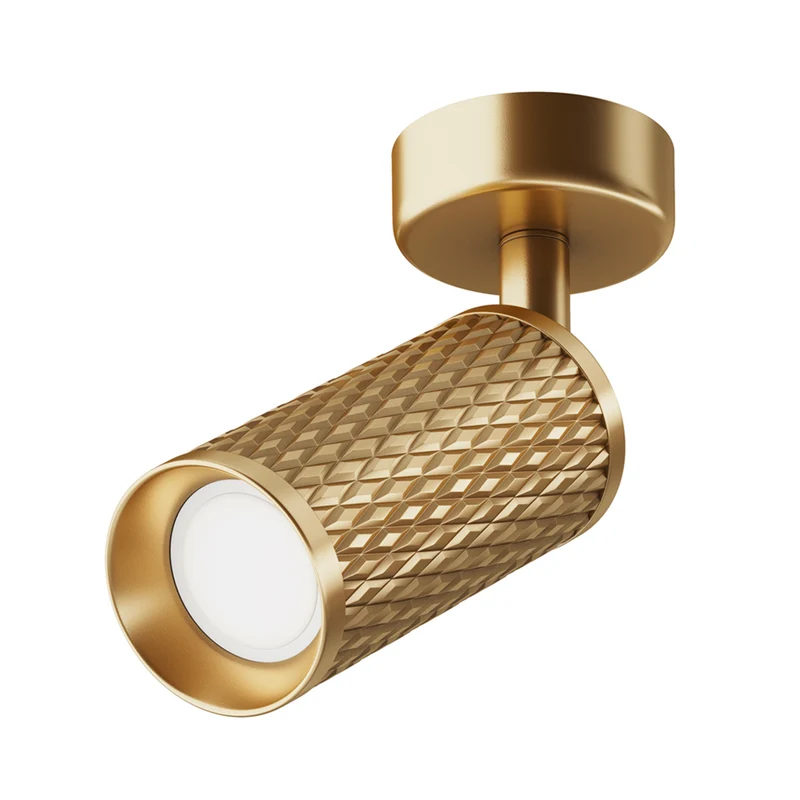 Focus Design - Spot texturé en acier, style contemporain