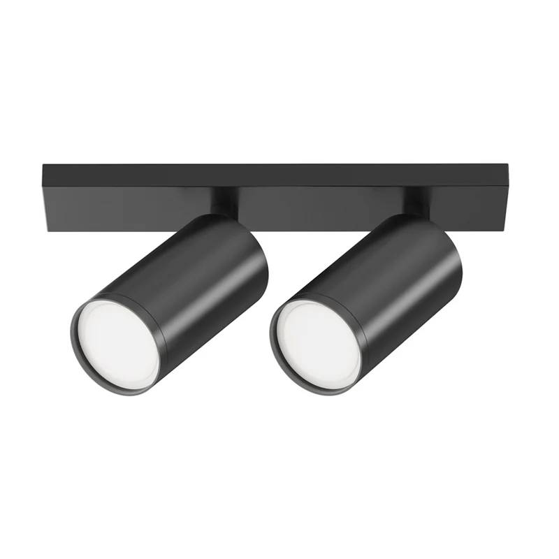 Focus S - Spot double orientable en acier, style contemporain