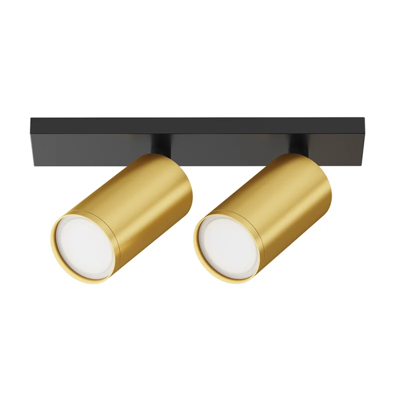 Focus S - Spot double orientable en acier, style contemporain