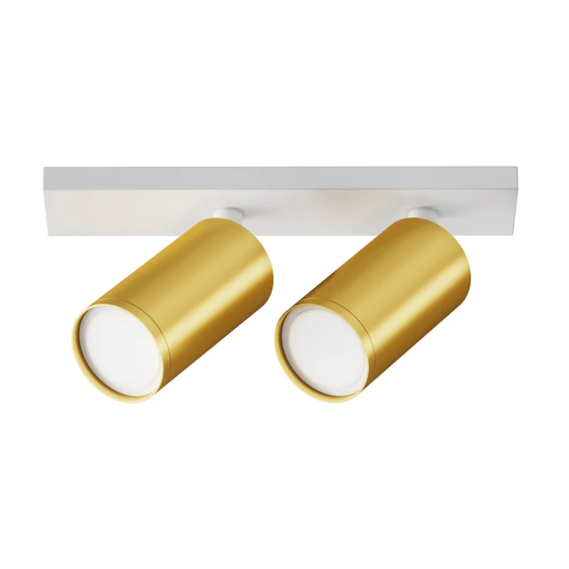 Focus S - Spot double orientable en acier, style contemporain