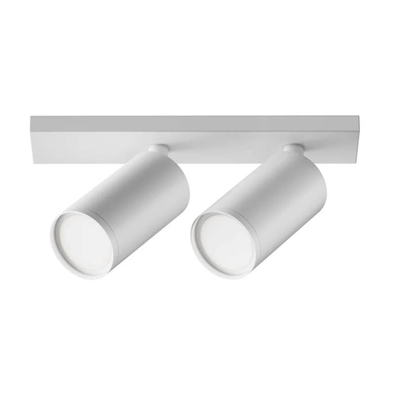 Focus S - Spot double orientable en acier, style contemporain