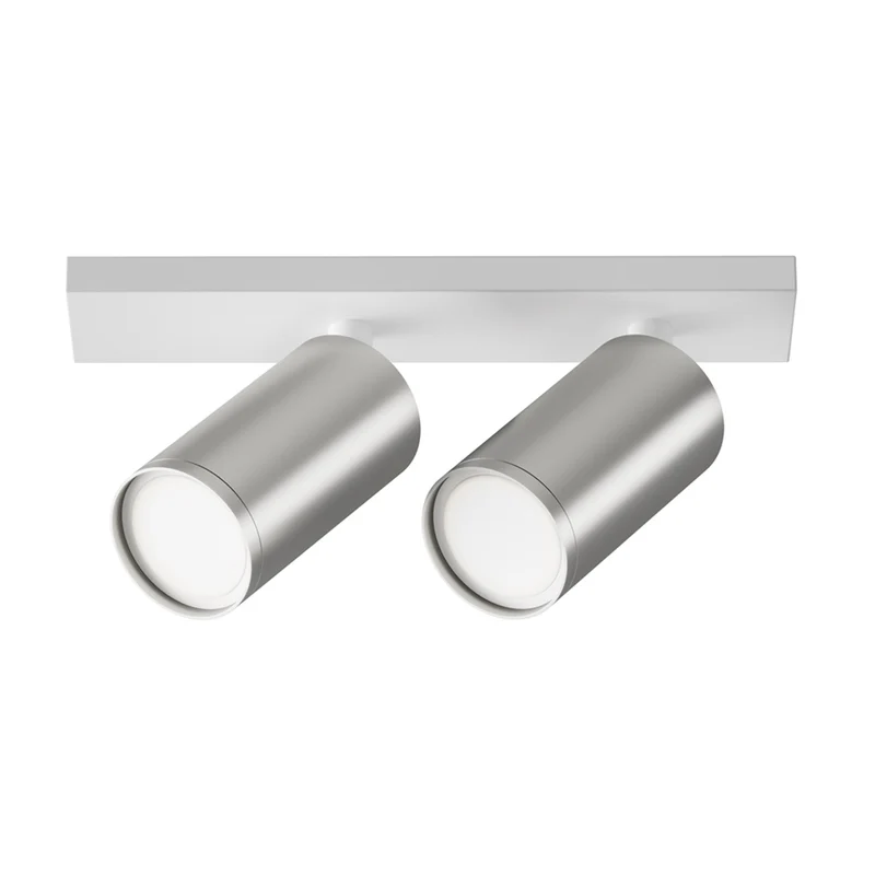 Focus S - Spot double orientable en acier, style contemporain