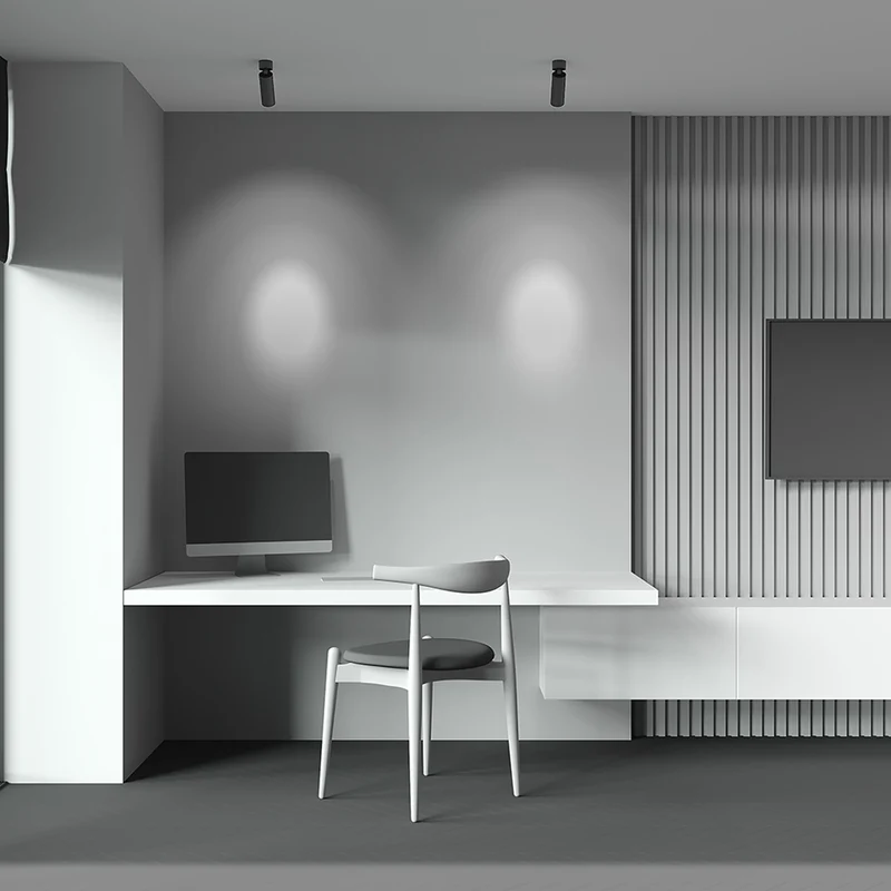 Focus Led - Spot LED orientable en acier, style contemporain