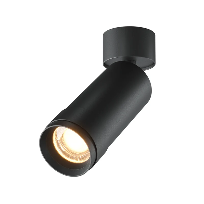 Focus Zoom - Spot LED orientable en acier, style contemporain