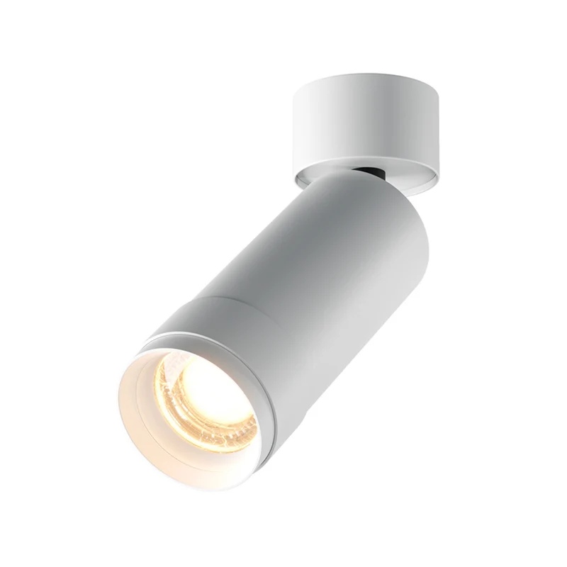 Focus Zoom - Spot LED orientable en acier, style contemporain