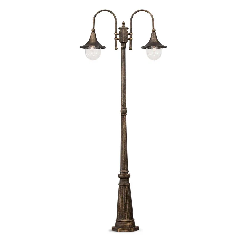CIMA - Lampadaire d’extérieur en aluminium, style industriel