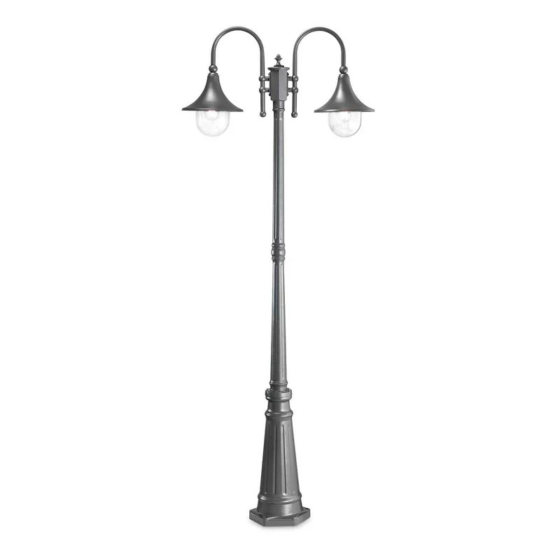 CIMA - Lampadaire d’extérieur en aluminium, style industriel