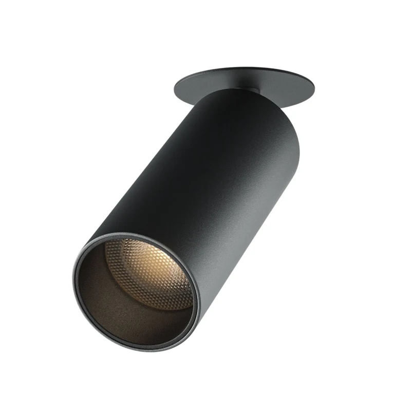 Focus Led - Spot LED semi-encastré en acier, style contemporain
