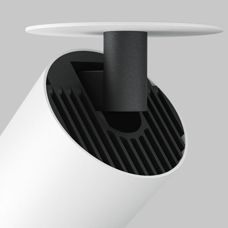 Focus Led - Spot LED semi-encastré en acier, style contemporain