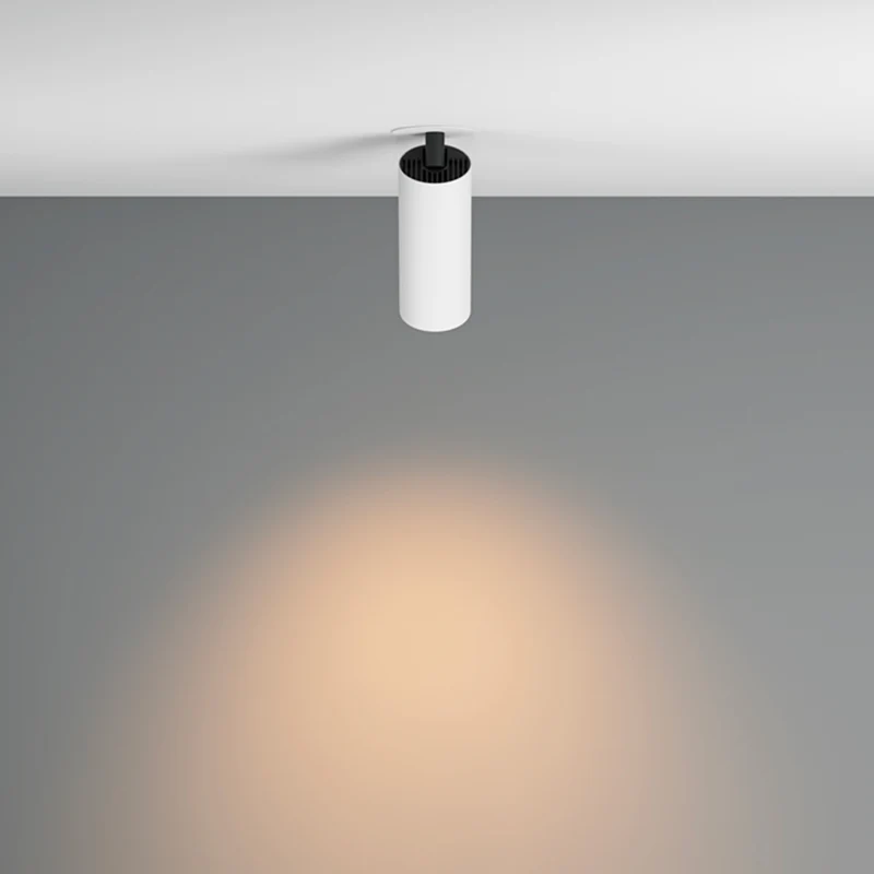 Focus Led - Spot LED semi-encastré en acier, style contemporain