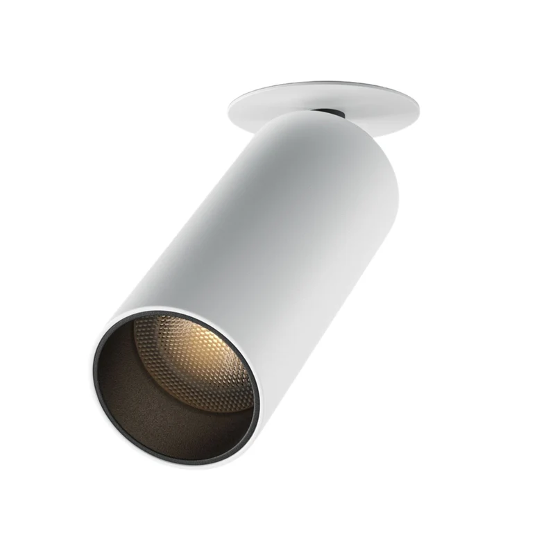 Focus Led - Spot LED semi-encastré en acier, style contemporain