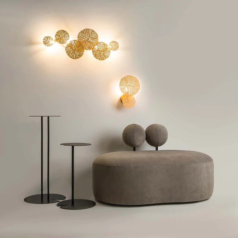 Lovetann - Applique murale sculpturale en acier, style Art déco
