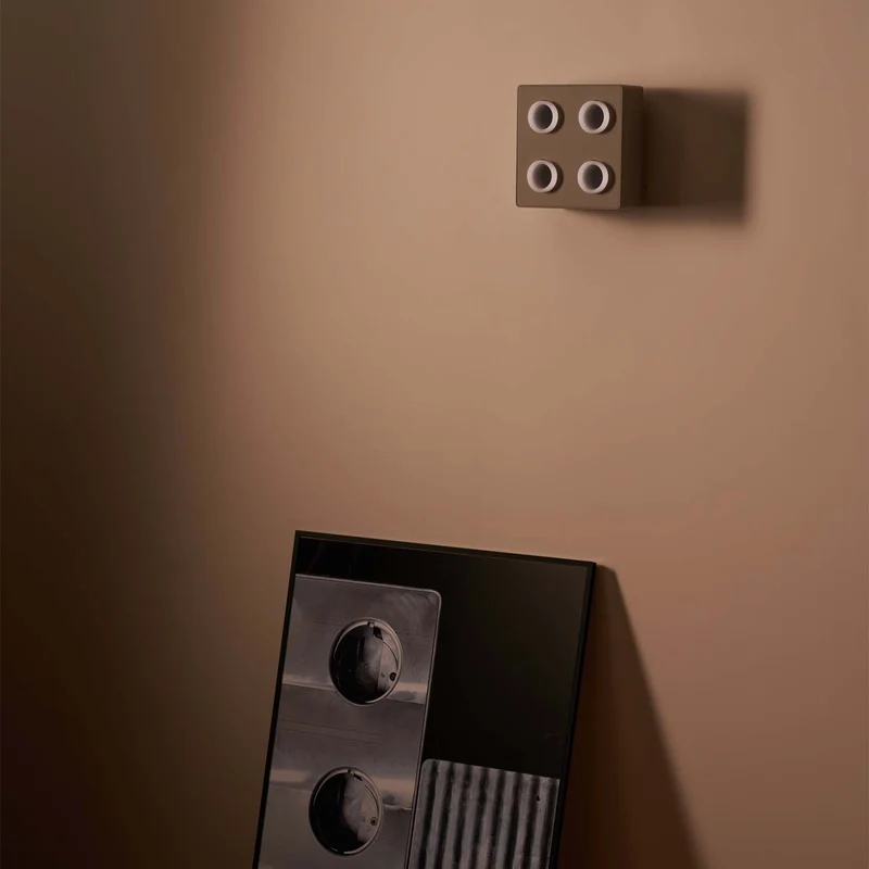 DOMINO - Applique murale LED modulaire en aluminium, largeur 20 cm