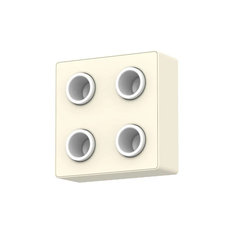 DOMINO - Applique murale LED modulaire en aluminium, largeur 20 cm