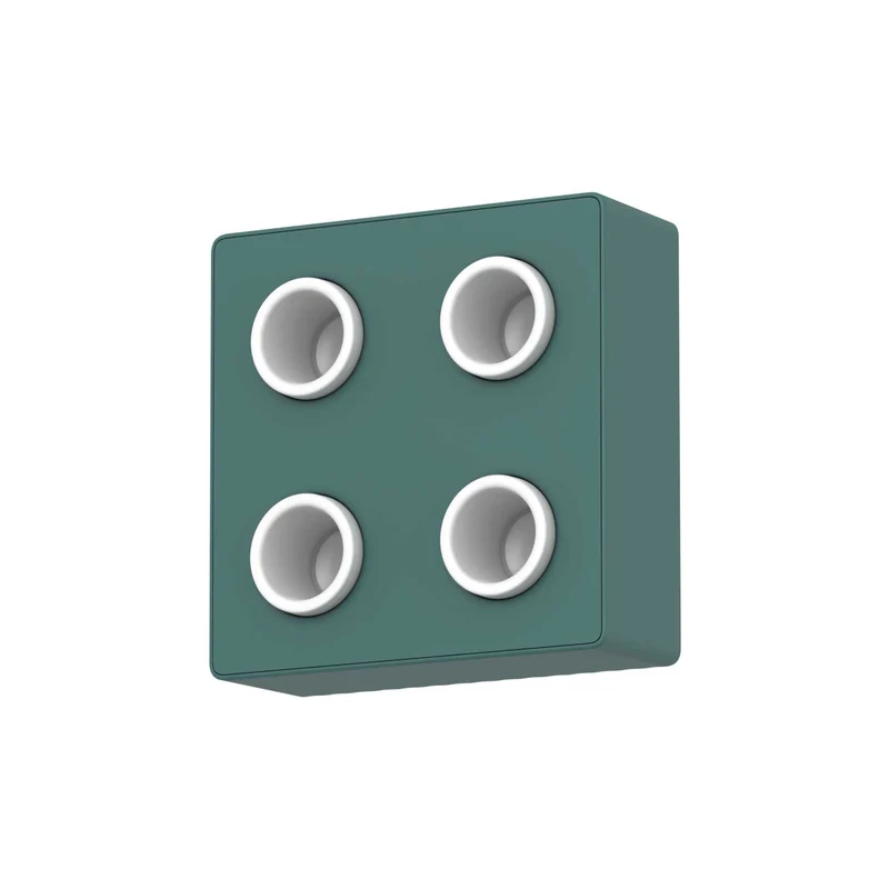 DOMINO - Applique murale LED modulaire en aluminium, largeur 20 cm