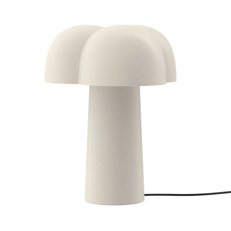 COTTON - Lampe à poser LED japandi en aluminium, Ø 26 cm