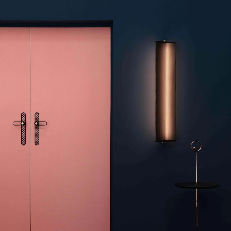 G3T - Applique murale LED en acier perforé, style vintage