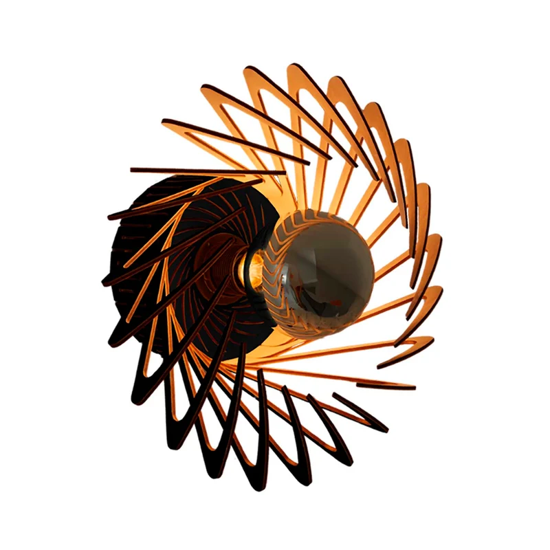 Pianumayo - Applique murale en bouleau FSC et lin, style contemporain