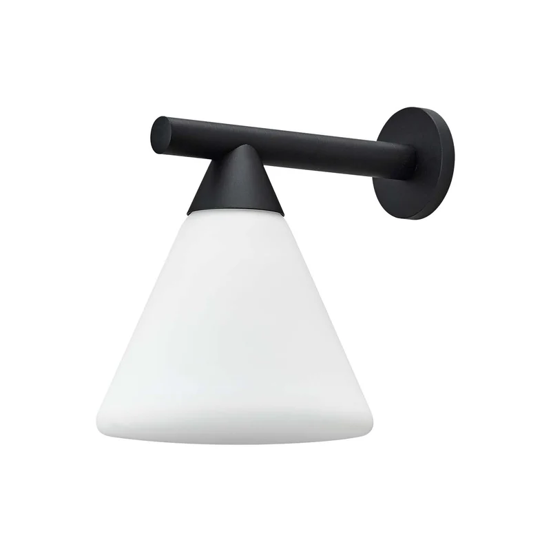 PROBE - Applique murale contemporaine en aluminium et verre, 17 cm