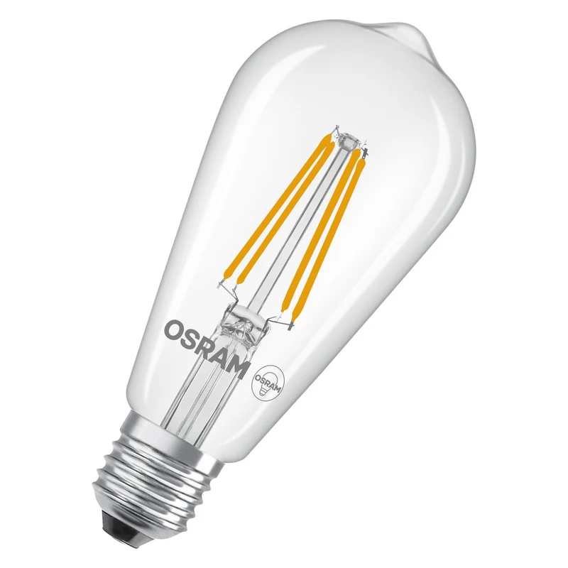 OSRAM Lampadina LED-Globo + Filamento EEK A, E27, 7.2W, 4000K, Bianco freddo