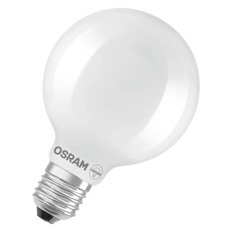 OSRAM lampadina LED-Globo con filamento EEK A, E27, 5W, 2700K, bianco caldo