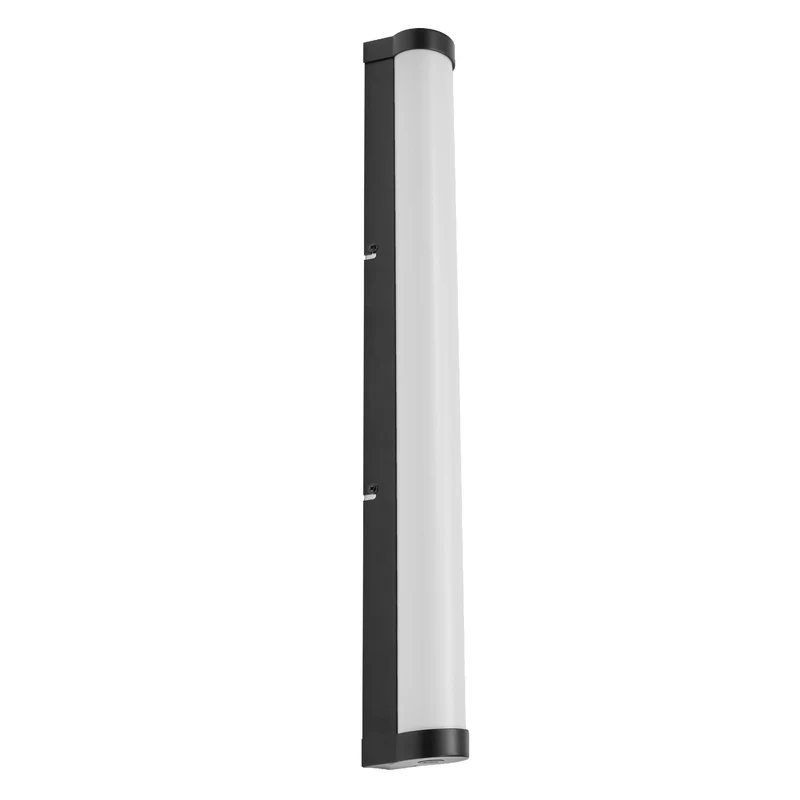 LEDVANCE ORBIS Tube specchio da bagno/applique in vetro satinato 12W 60 cm nero