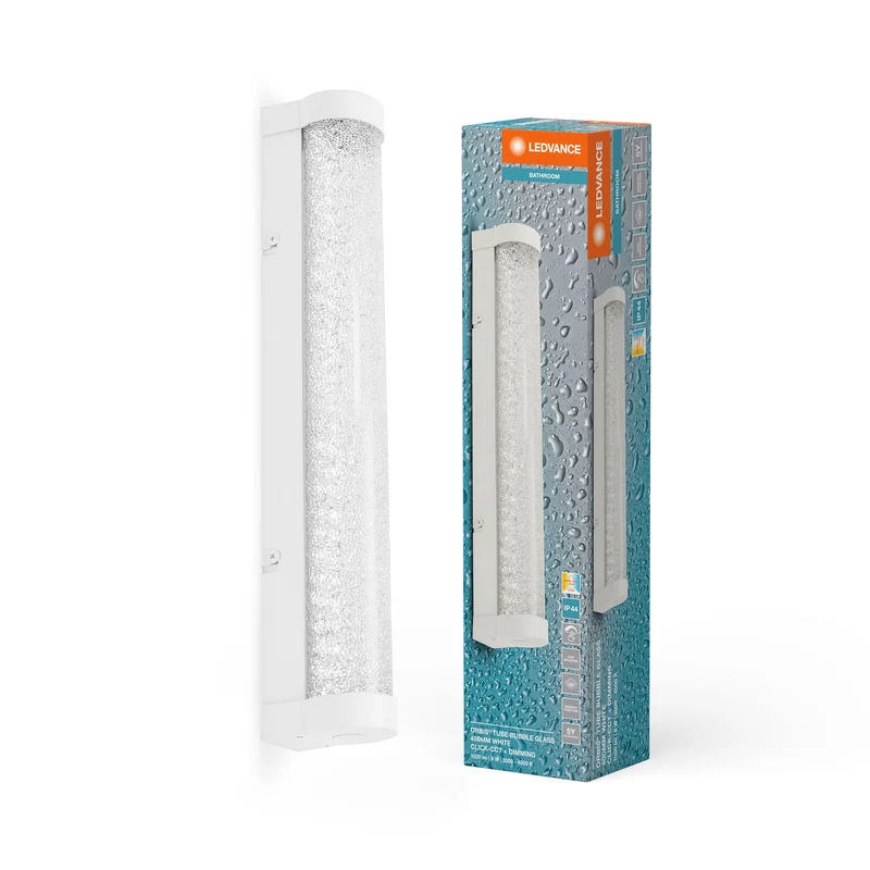 LEDVANCE ORBIS Tube specchio da bagno/applique in vetro a bolle 9 W 40 cm dimmerabile bianco