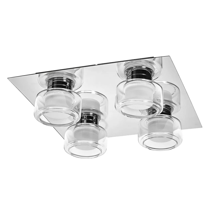 Plafoniera da bagno LEDVANCE ORBIS Flame 22W Click CCT IP44 Cromo