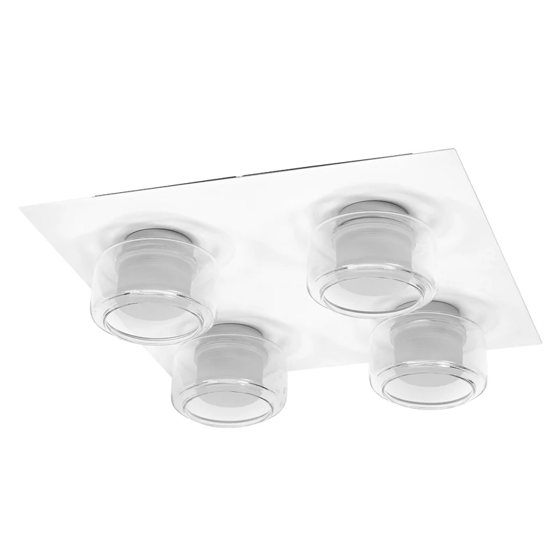 LEDVANCE ORBIS Flame parete/soffitto 22W Click CCT IP44 bianco