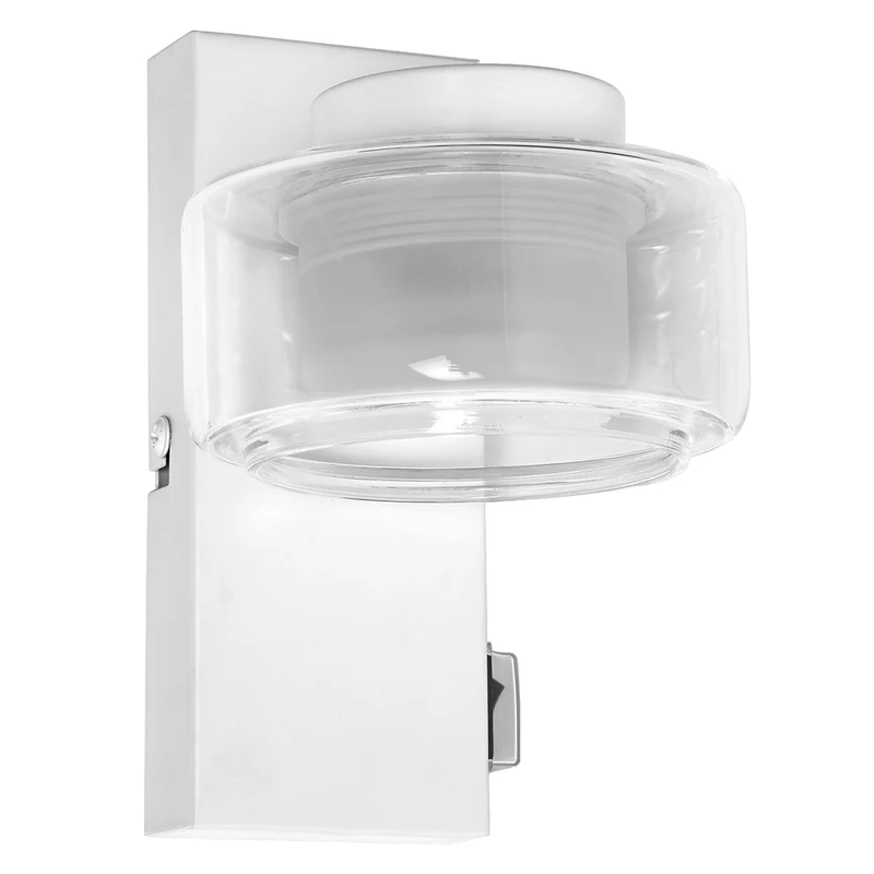 Lampada da parete per bagno LEDVANCE ORBIS Flame 5,5W Click CCT IP44 bianco