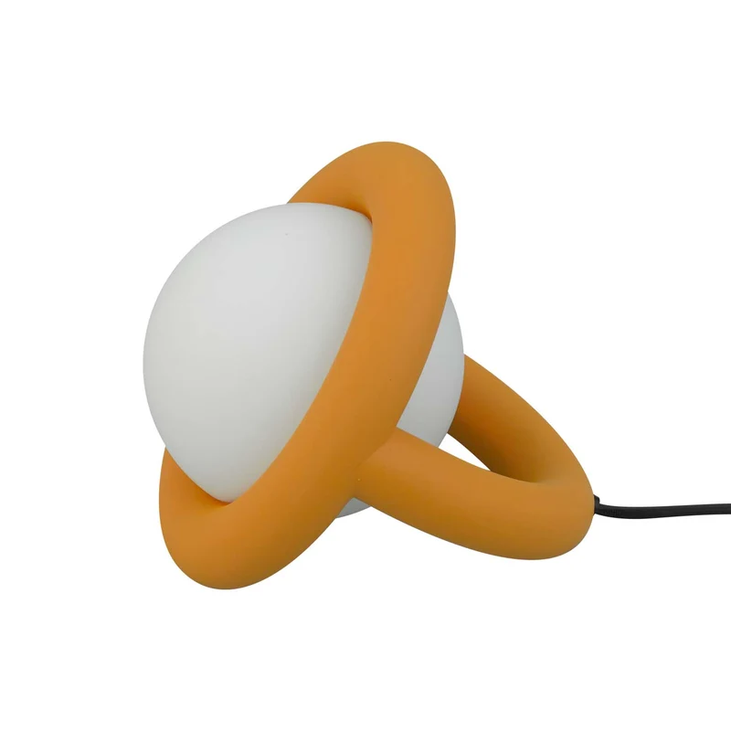 BALLOON - Lampe à poser LED contemporaine en aluminium et verre, Ø 17,7 cm