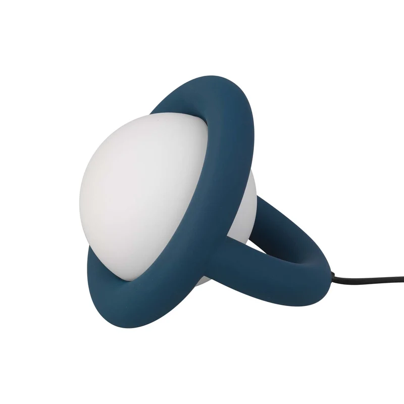 BALLOON - Lampe à poser LED contemporaine en aluminium et verre, Ø 17,7 cm