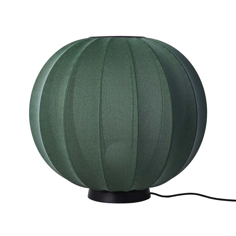 KNIT-WIT - Lampe à poser en polyester tricoté, style japandi