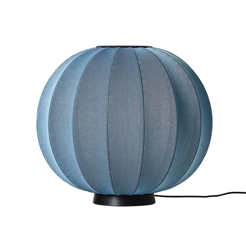 KNIT-WIT - Lampe à poser en polyester tricoté, style japandi