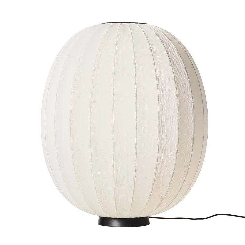 KNIT-WIT - Lampe à poser en polyester tricoté, style japandi